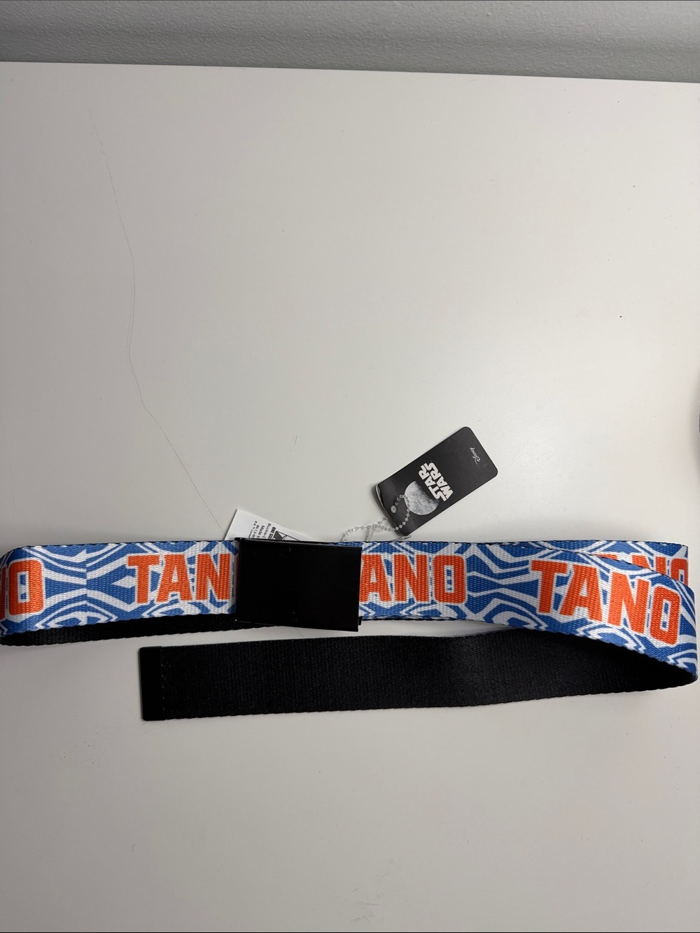 Star Wars Kids 'Tano' Fabric Belt - Blue & Orange Accent